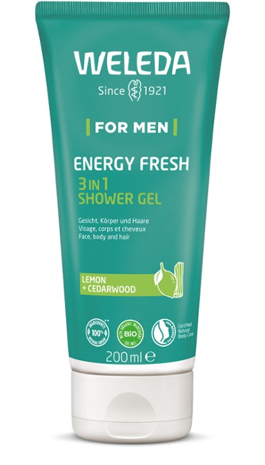 Energy Fresh 3in1 Shower Gel For Men – Weleda
