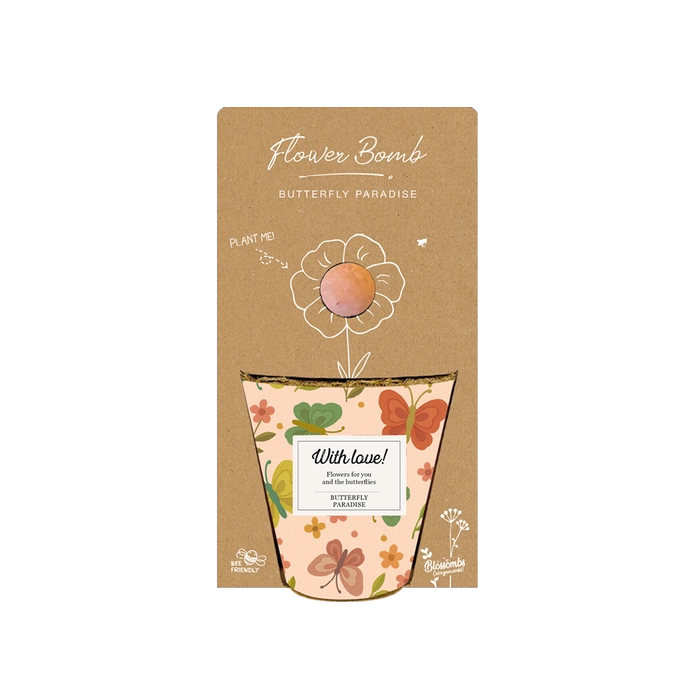 Grow kit met zaadbommetje "With Love" - Blossombs