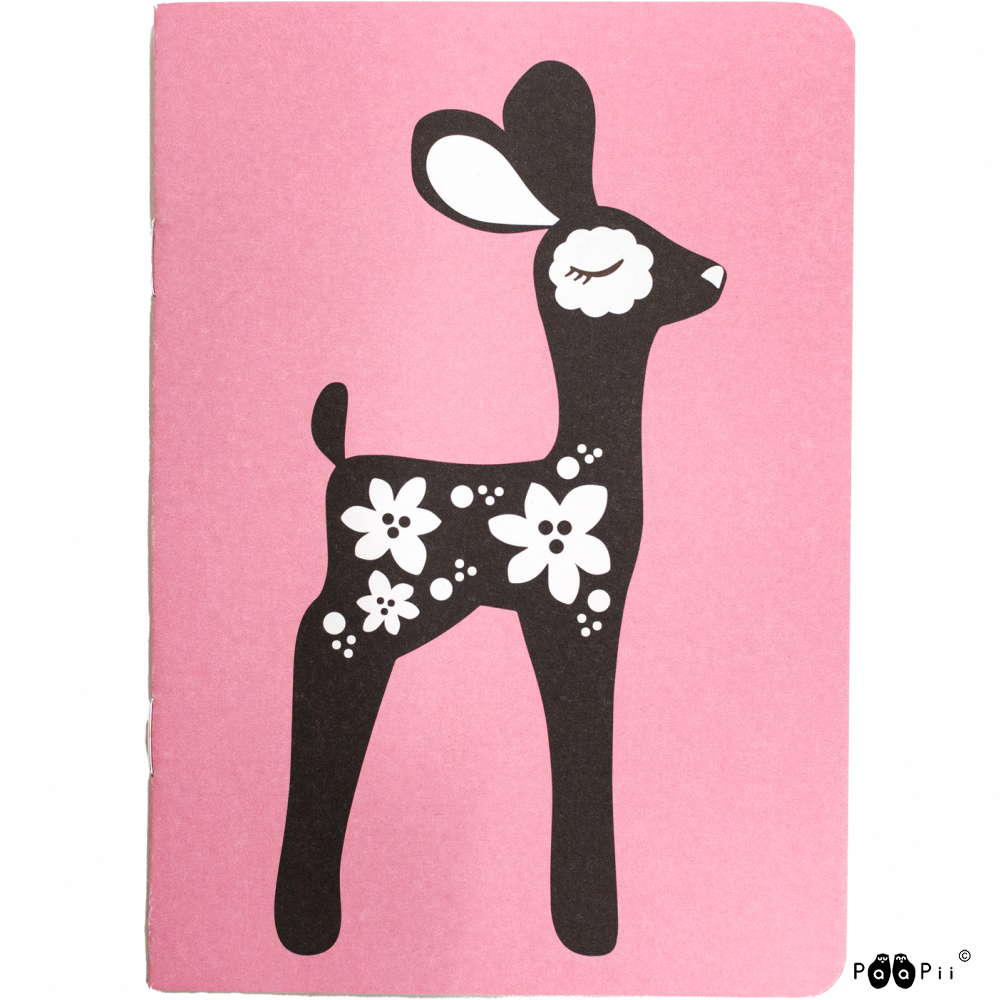 Notebook Little Bambi Light pink – Paapii Design