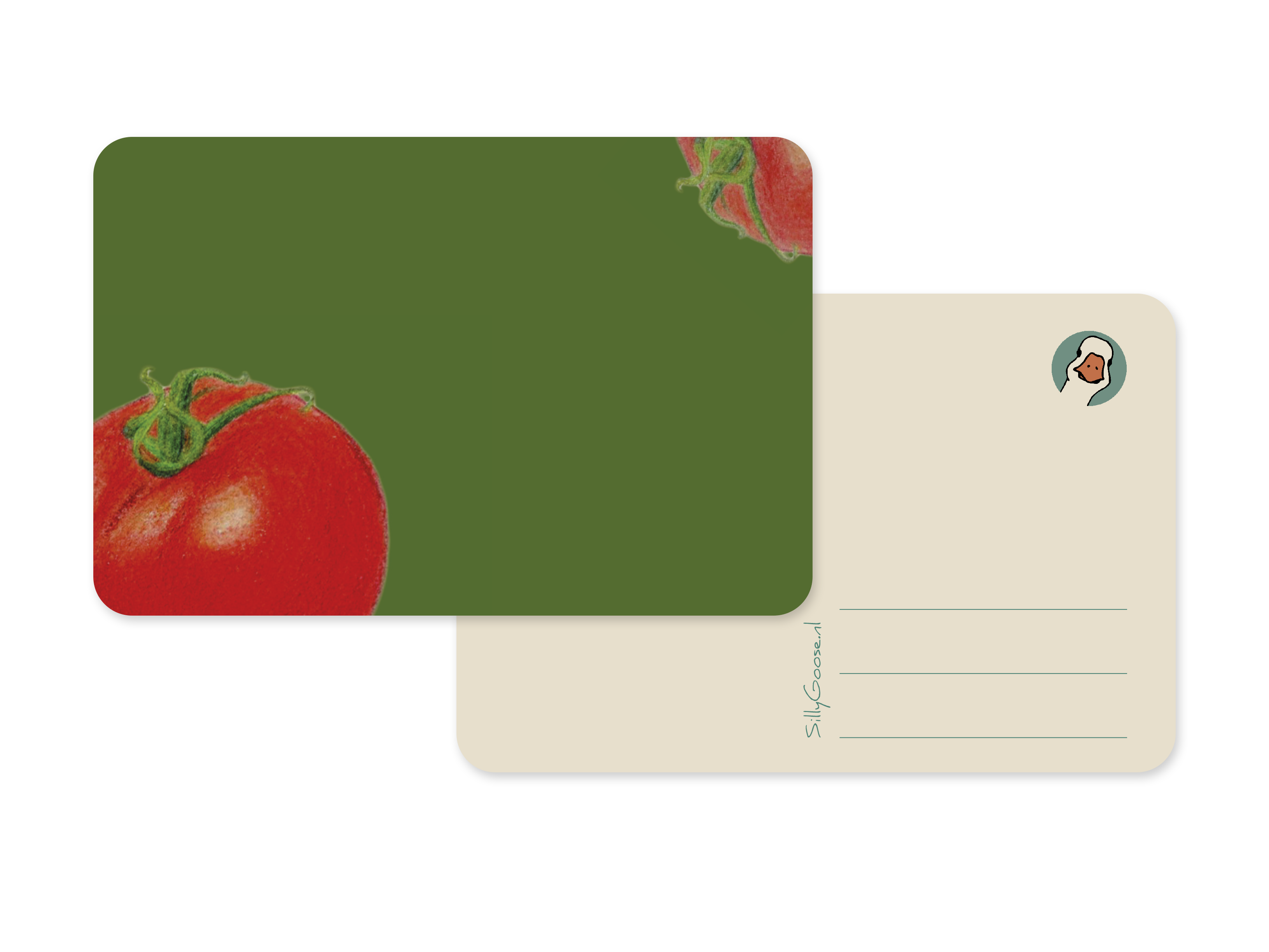 Postkaart Tomaten - Silly Goose
