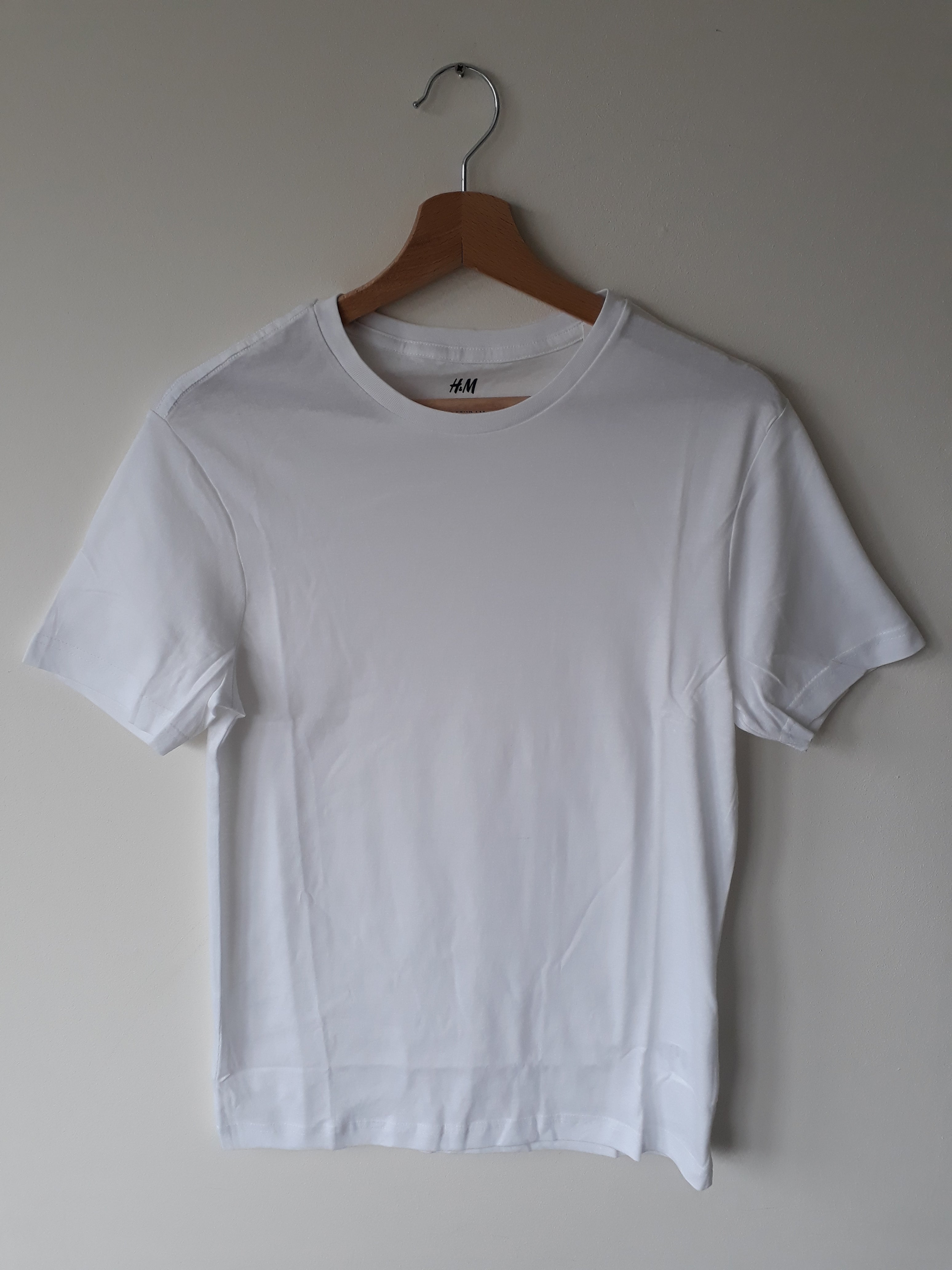 T-shirt wit heren maten XS t/m XXL - 2dehands nieuw