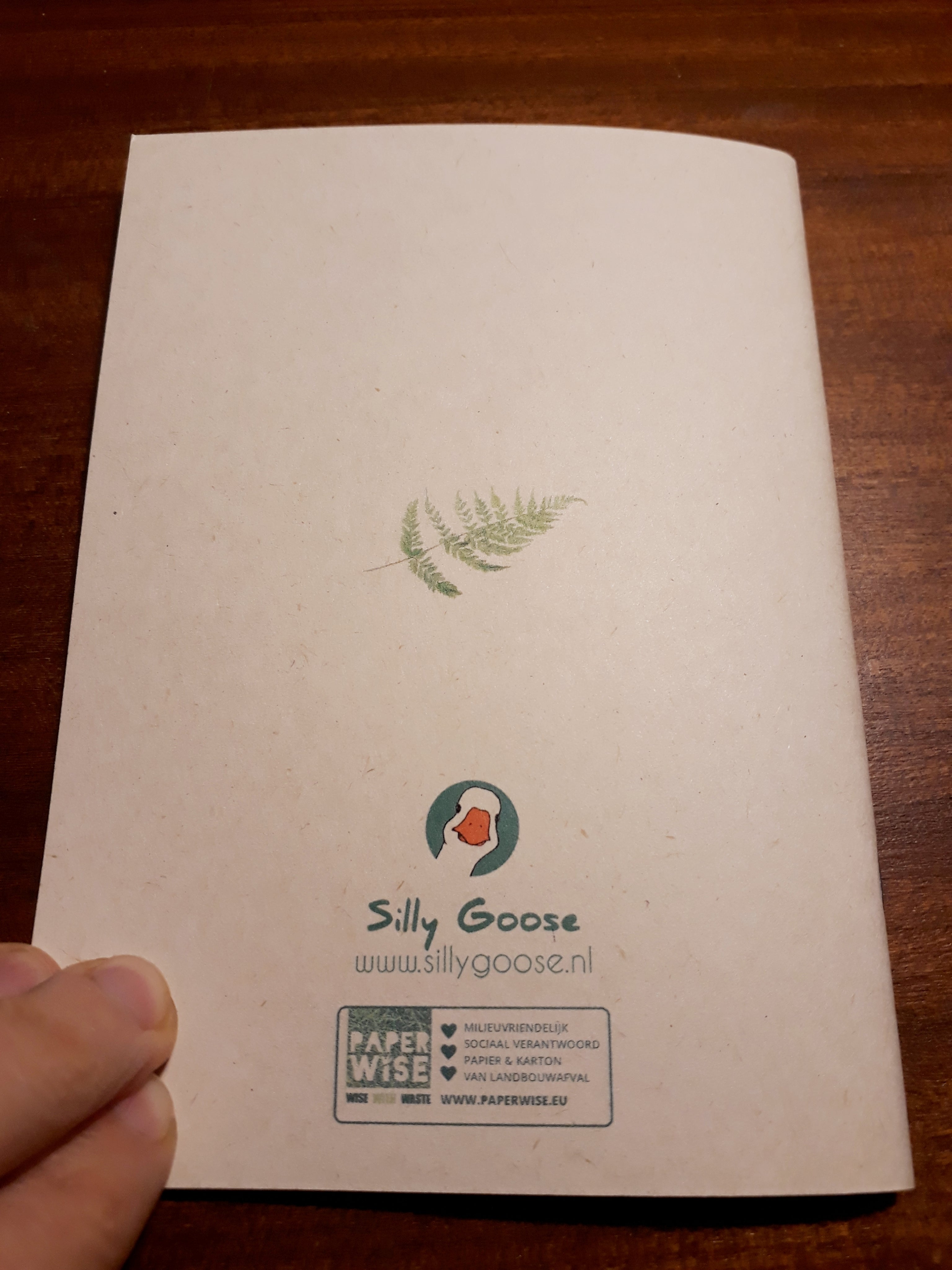 Schriftje A6 Folium Germinabunt - Landbouwafval (Paperwise) – Silly Goose