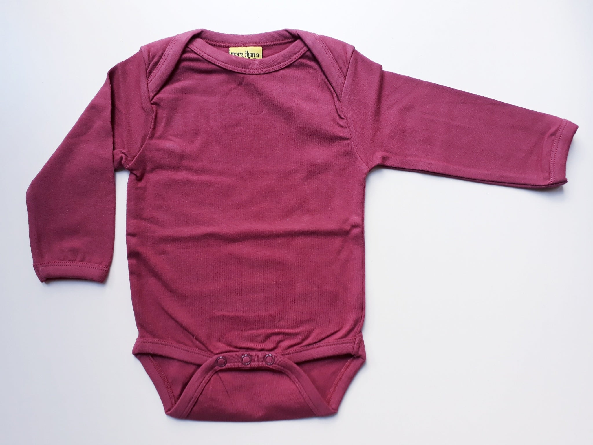 Romper Long Sleeve Body Brick Red - More Than a Fling (Duns Sweden)