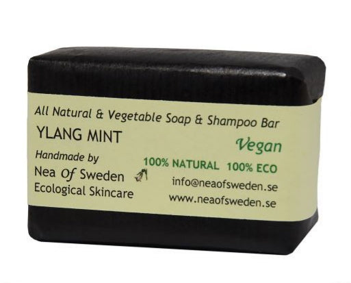 All Natural & Vegetable Soap & Shampoo Bar Ylang Mint – Nea of Sweden
