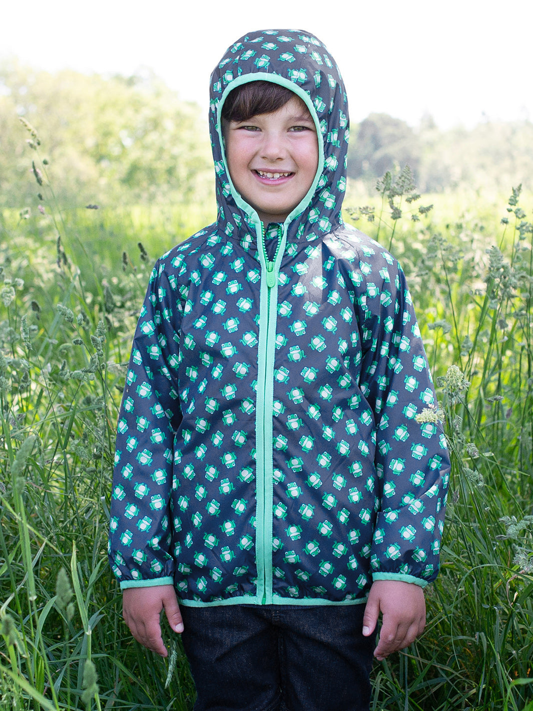 Regenjas (100% gerecycled pol.) Froglet Puddlepack Jacket - Kite Clothing
