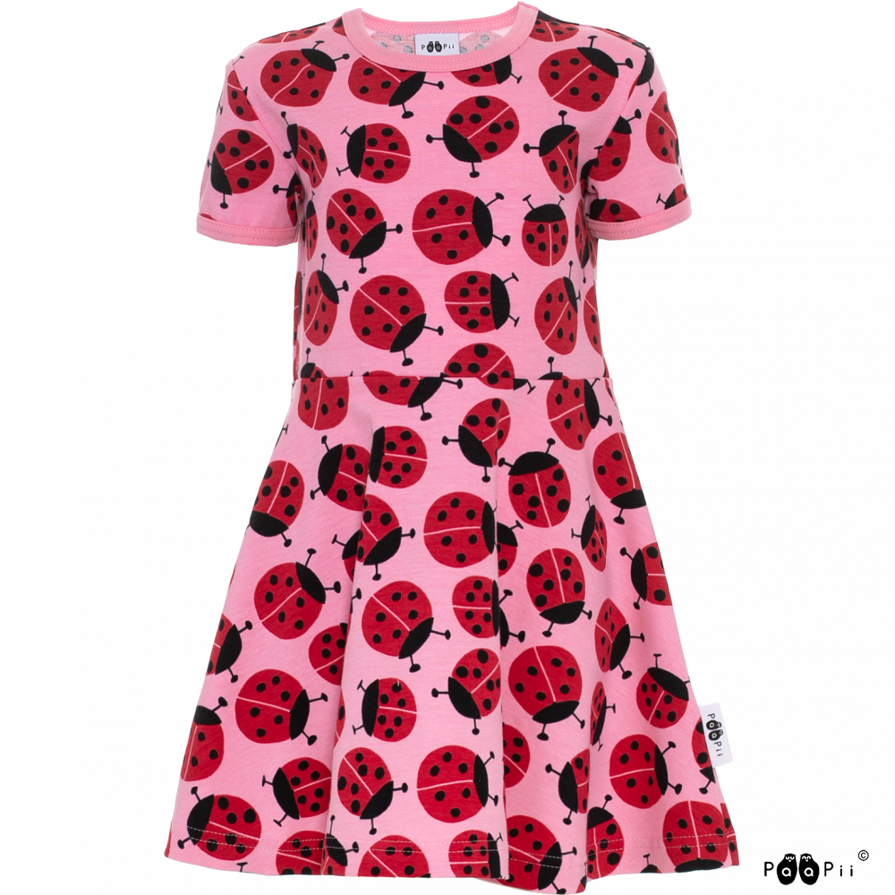 Jurk SANI dress Kerttu Light Pink 86-140 – Paapii Design
