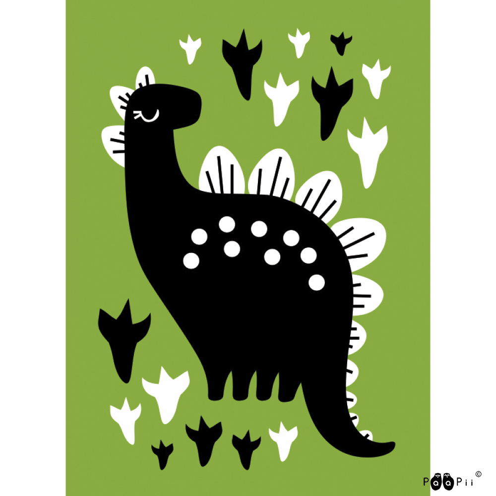 Postcard Dino – Paapii Design