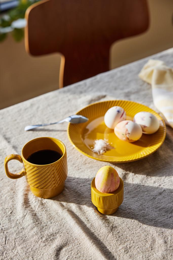 2in1 Houder Coffee & More Tealight / Egg Cup Yellow - Sagaform