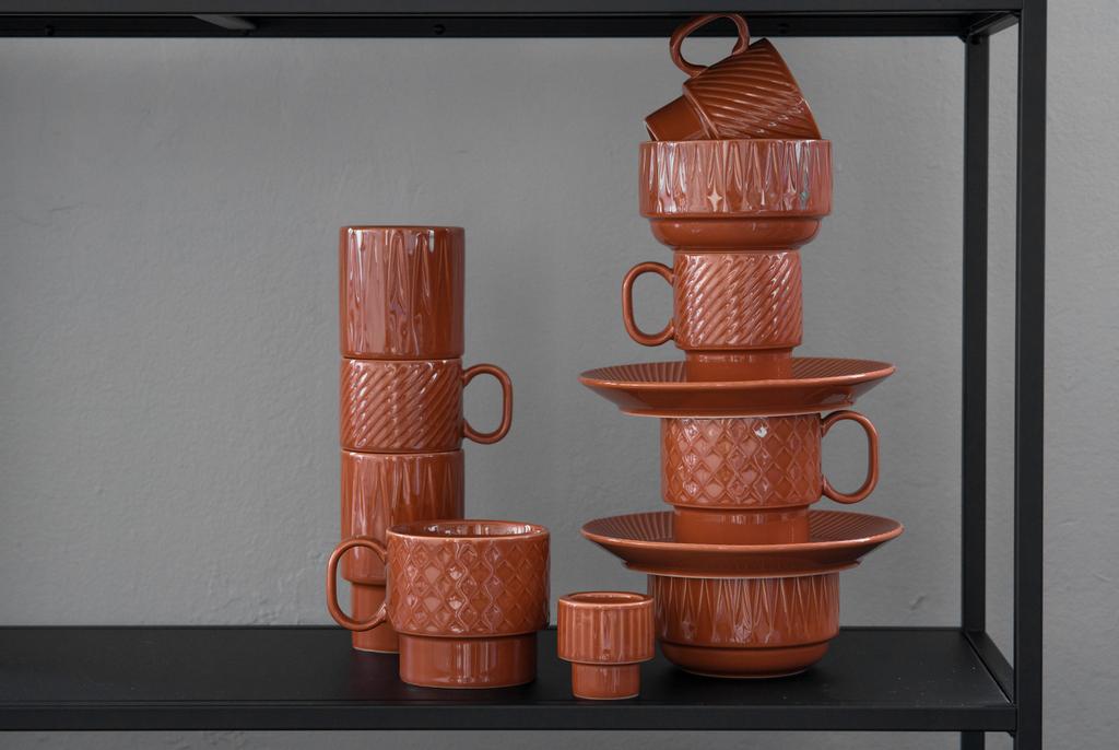 Bord Coffee & More Side Plate Terracotta - Sagaform