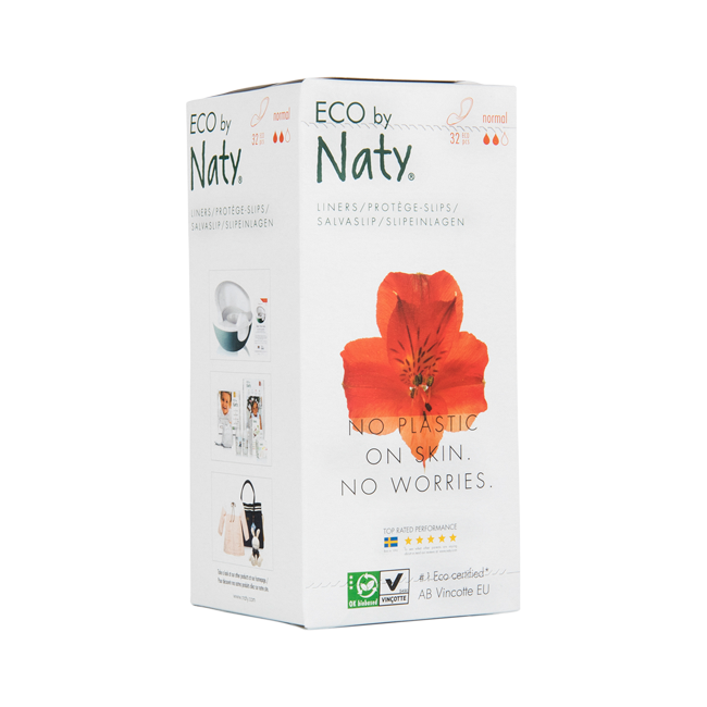 Inlegkruisjes / Panty Liners Large – Eco by Naty