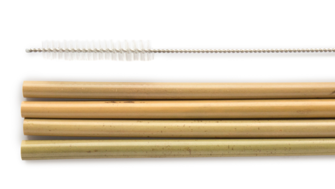 Rietjes bamboe herbruikbaar + reiniger – Humble Co.