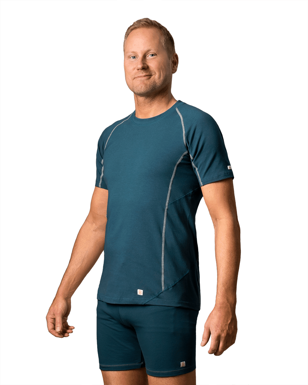 T‑shirt Manacala Blue- B-Light Organic Clothing