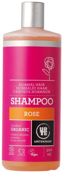 Rose Shampoo Normal Hair 500 ml - Urtekram