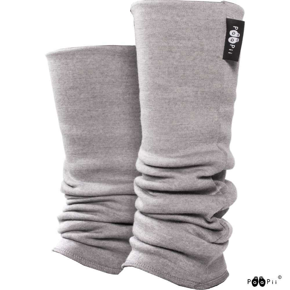 Beenwarmers / Leg Warmers 100% Merinowol Grey – Paapii Design