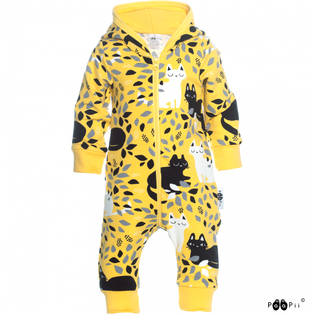 Jumpsuit RIEMU overall Hide and seek Yellow – Paapii Design