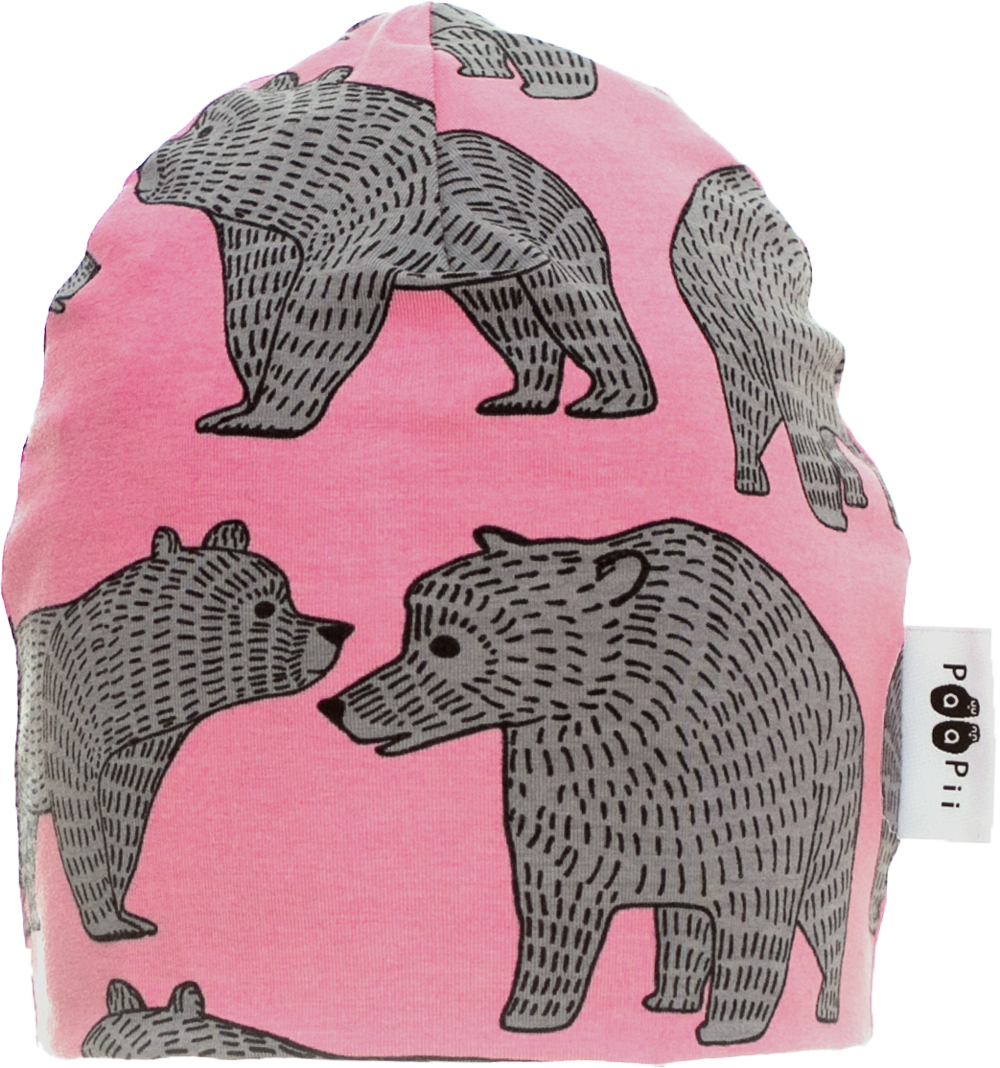 Muts Beanie Ursa Light Pink Grey – Paapii Design