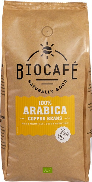 Bio Koffiebonen 100% Arabica 1kg - Biocafe