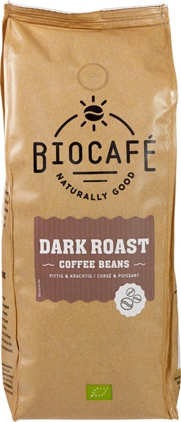 Bio Koffiebonen dark roast 500g - Biocafe