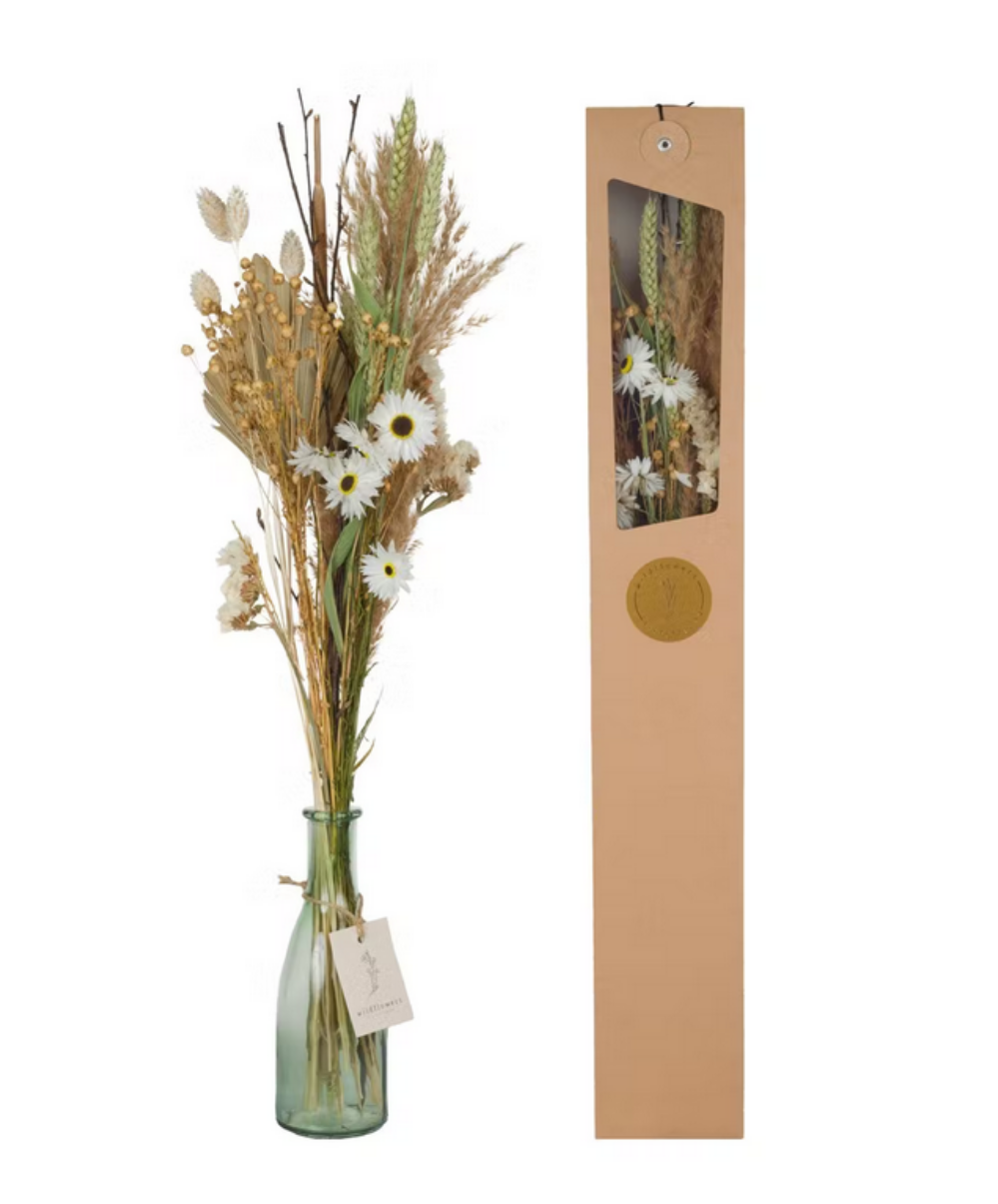 Flowers in a Vase - Giftbox – Natural - Wildflowers by Floriette