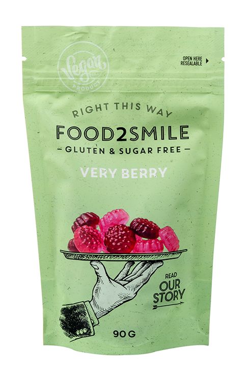 Gummy Snoep Very Berry (glutenvrij, suiker- en vegan) - Food2Smile