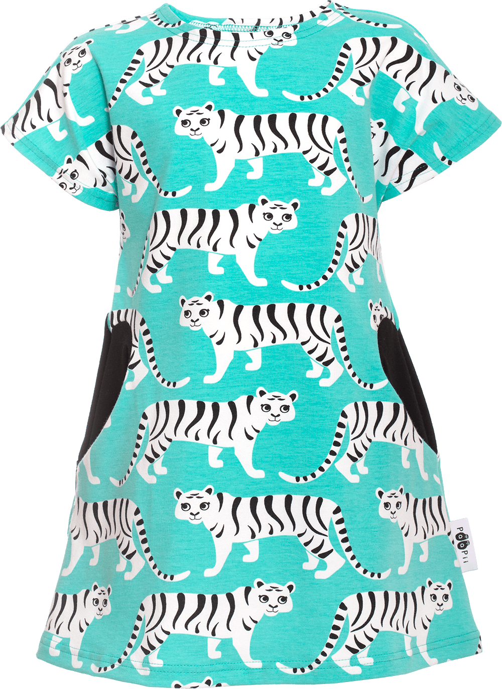 Jurk HERTTA dress Tigerparade Turquoise 86-122 – Paapii Design