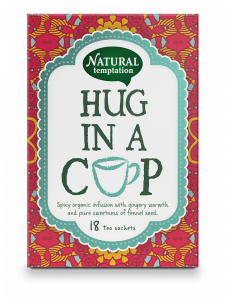 "Hug in a Cup" herbal tea with ginger and fennelseed – Natural Temptation