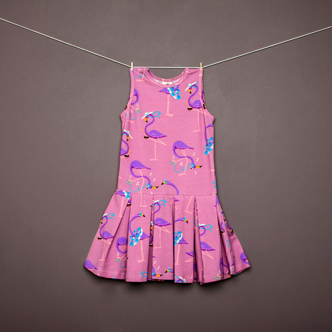 Jurk / Dress Flamingo Pink - Mullido