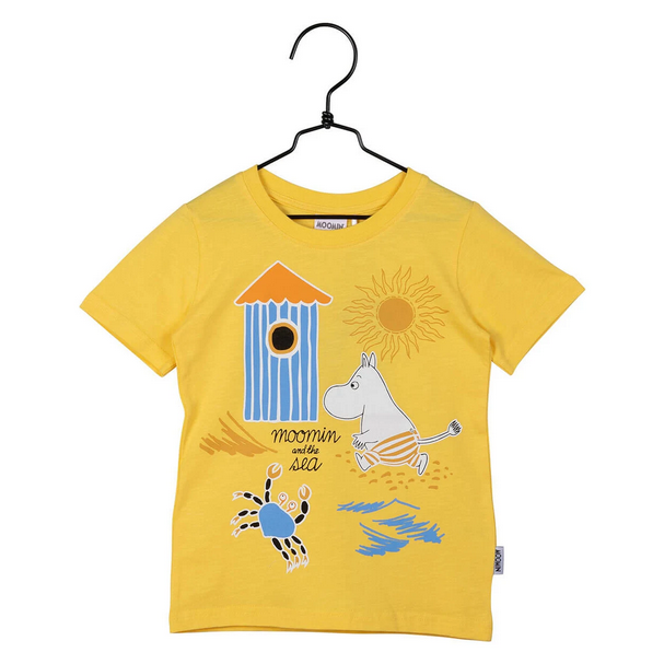 T-shirt On The Beach T-Shirt yellow – Moomin