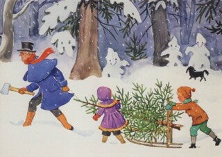 Peter en Lotta's kerstboom - Elsa Beskow – K. Hjelm Förlag