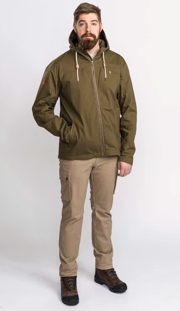 Jas Värnamo Light (winddicht & waterafstotend) – Men – Olive - Pinewood Outdoor Life