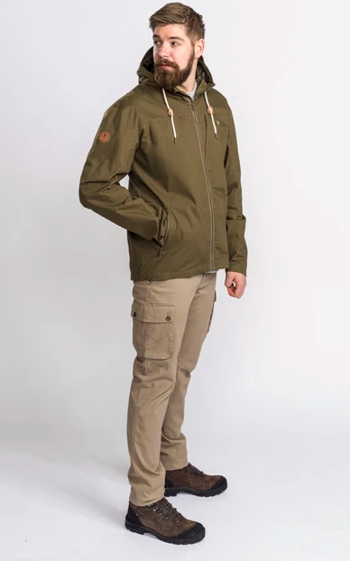 Jas Värnamo Light (winddicht & waterafstotend) – Men – Olive - Pinewood Outdoor Life