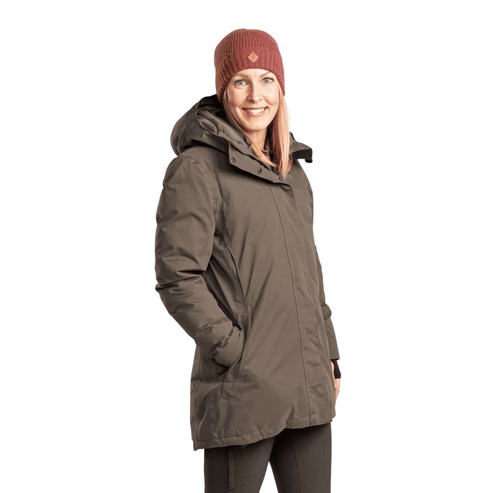 Winterjas Värnamo Padded Jacket - Women - Dark Green - Pinewood Outdoor Life
