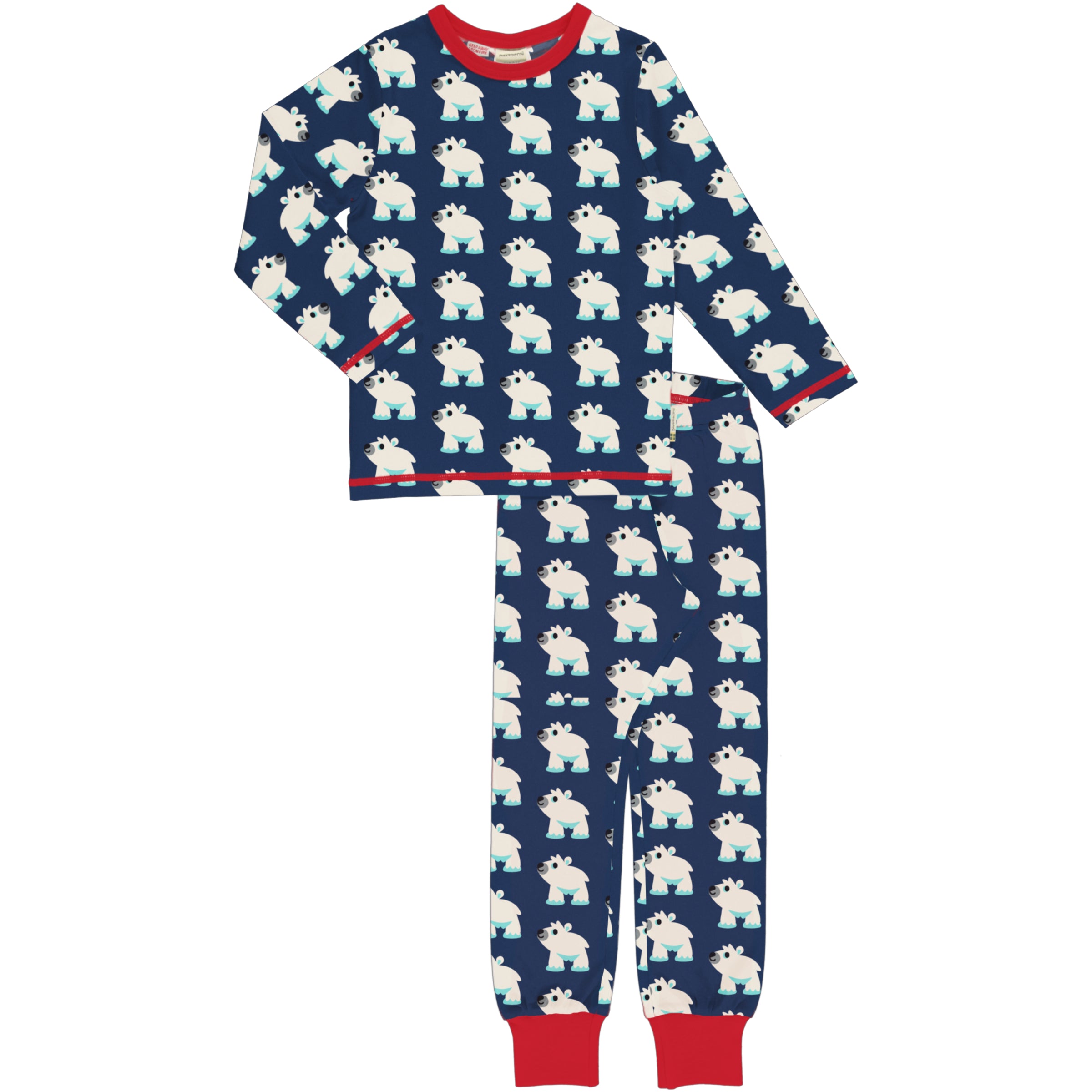 Pyjama Set LS Polar Bear - Maxomorra