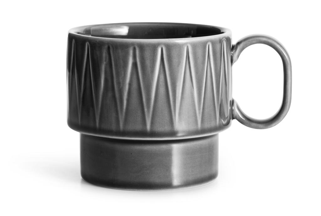 Coffee & More Tea Mug Grey - Sagaform