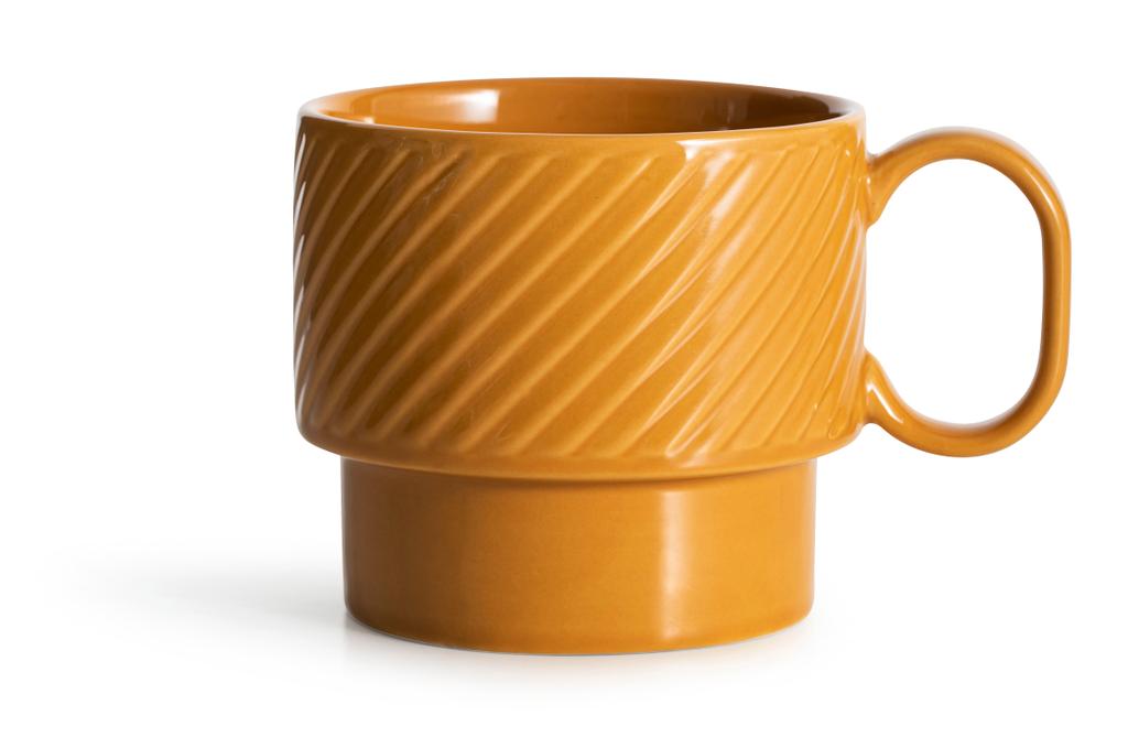 Coffee & More Tea Mug Yellow - Sagaform