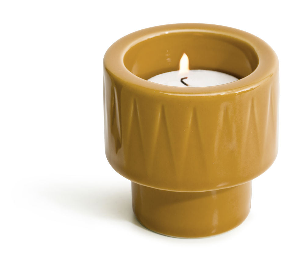 2in1 Houder Coffee & More Tealight / Egg Cup Yellow - Sagaform