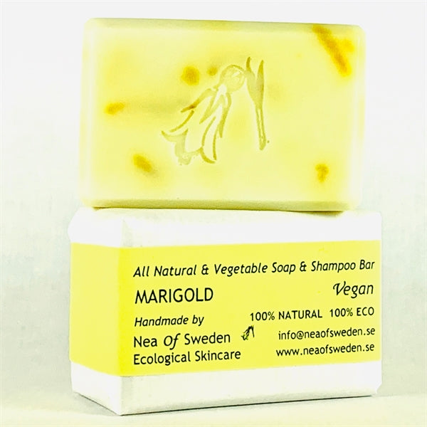 All Natural & Vegetable Soap & Shampoo Bar Marigold – Nea of Sweden