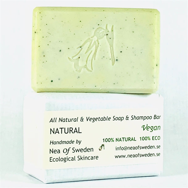 All Natural & Vegetable Soap & Shampoo Bar Natural – Nea of Sweden