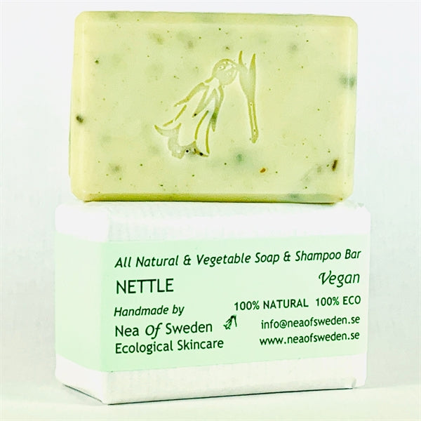 All Natural & Vegetable Soap & Shampoo Bar Nettle – Nea of Sweden