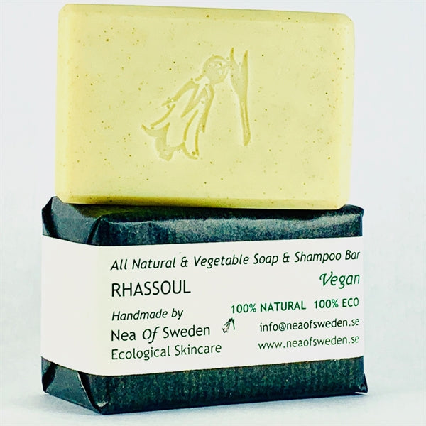 All Natural & Vegetable Soap & Shampoo Bar Rhassoul – Nea of Sweden