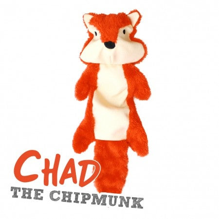 Beco Stuffing Free Toy - Chad the Chipmunk - Beco Pets