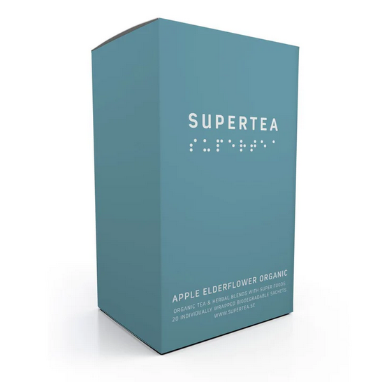 Supertea Apple Elderflower Organic 20st – Teministeriet