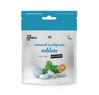 Tandenpoets tabletten met fluoride - Humble Co.