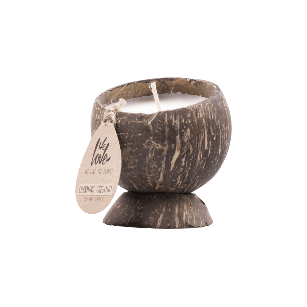 Coconut Candle (Soja) Charming Chestnut - We Love The Planet