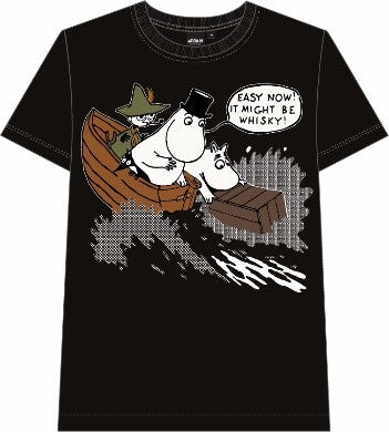 T-shirt Adult Whisky black – Moomin