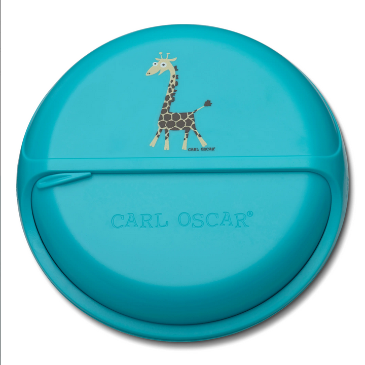 Kids BentoDISC™ Snacktrommel Giraffe Blue – Carl Oscar