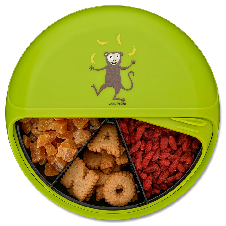 Kids BentoDISC™ Snacktrommel Monkey Green – Carl Oscar