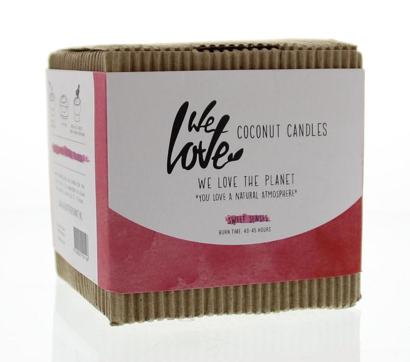 Coconut Candle (Soja) Sweet Senses - We Love The Planet