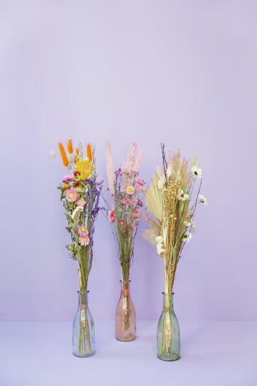 Flowers in a Vase - Giftbox – Pink - Wildflowers by Floriette