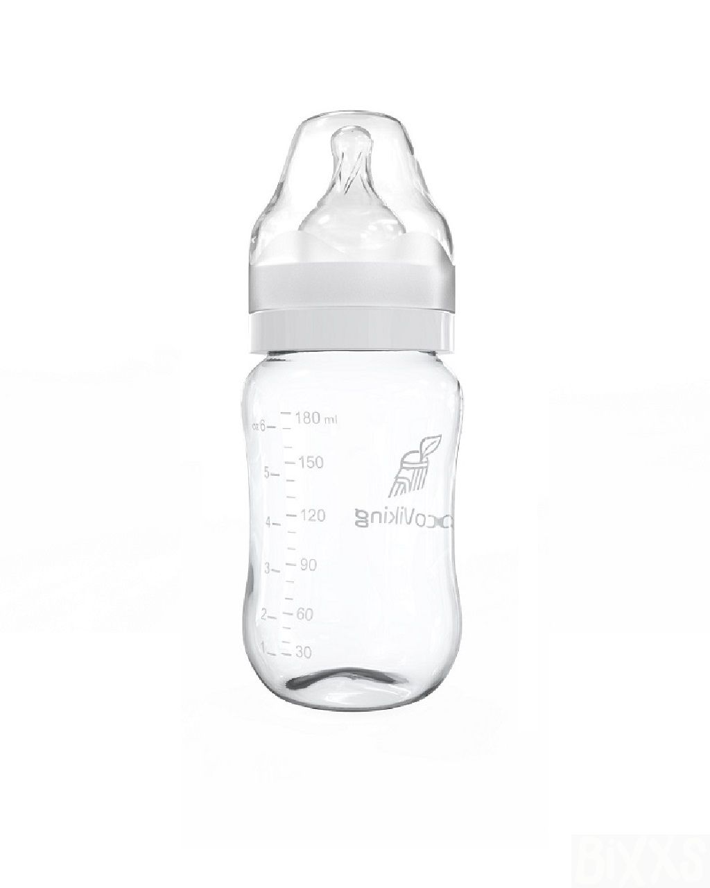 Glazen babyfles neutraal 180 ml - EcoViking
